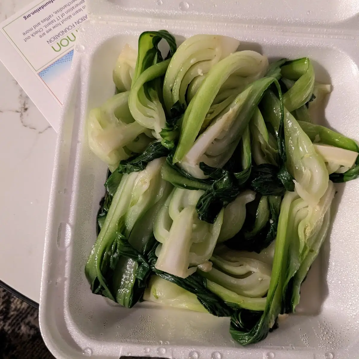 Bok Choy or Broccoli with Garlic Sauce