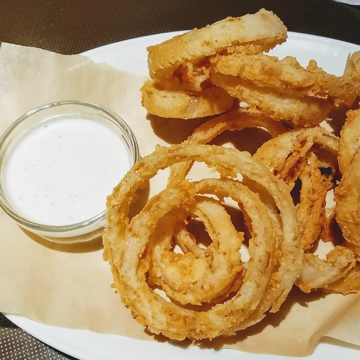 Onion Rings Ranch Dressing