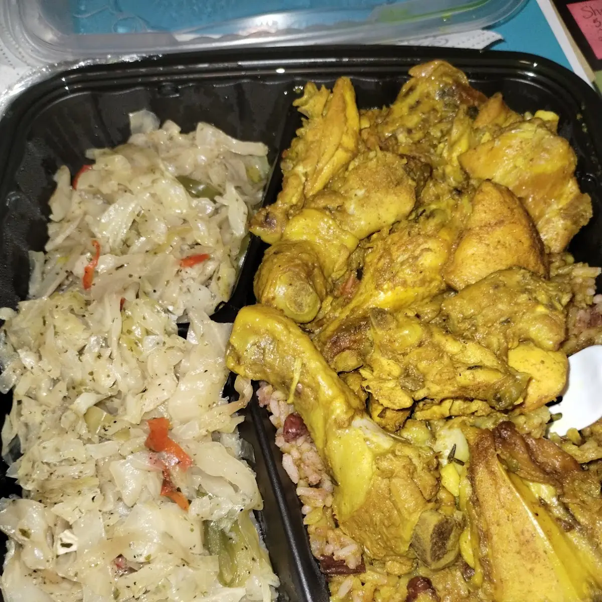 Curry Chicken with Cabbage