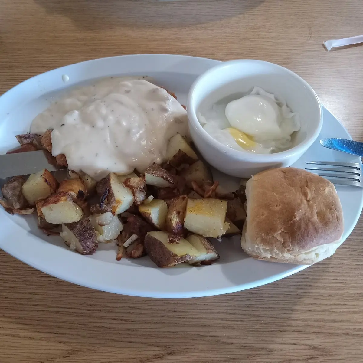 Chicken Fried Steak & Eggs