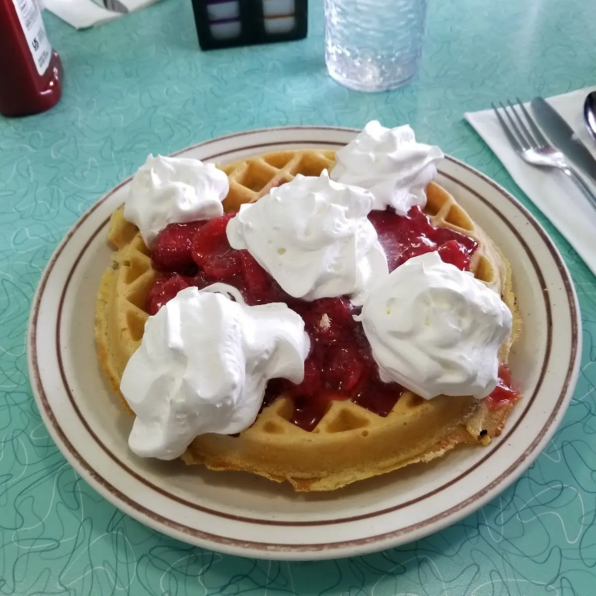 Strawberry Belgian Waffle