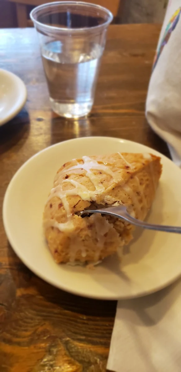 Strawberry Lemon Vegan Scone