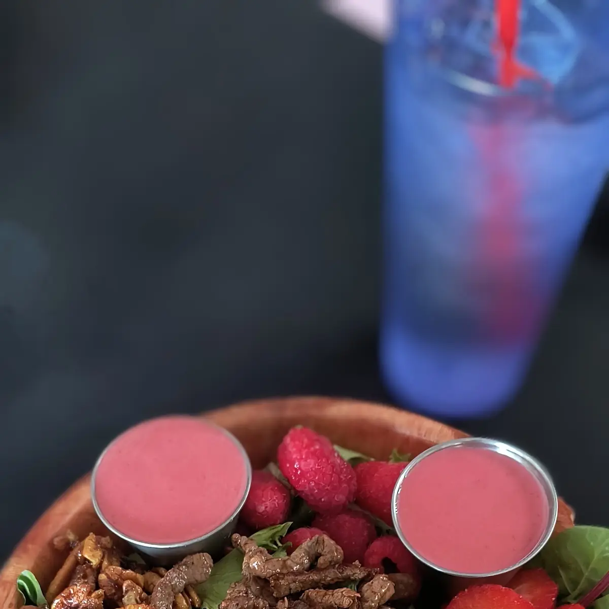 Berry Salad with Steak
