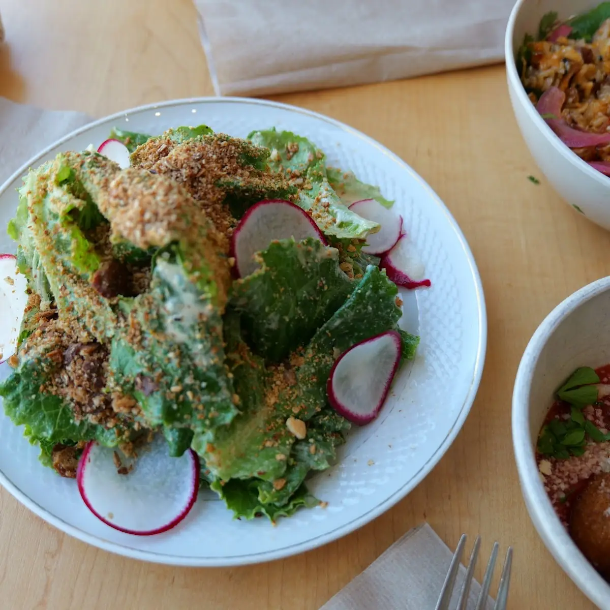 Spicy Caesar Salad