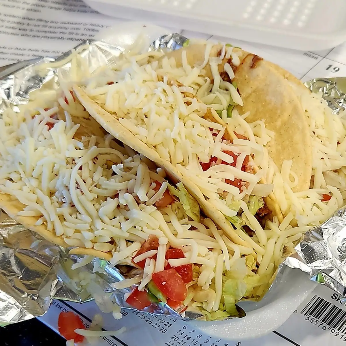 3 Beef Hard Tacos