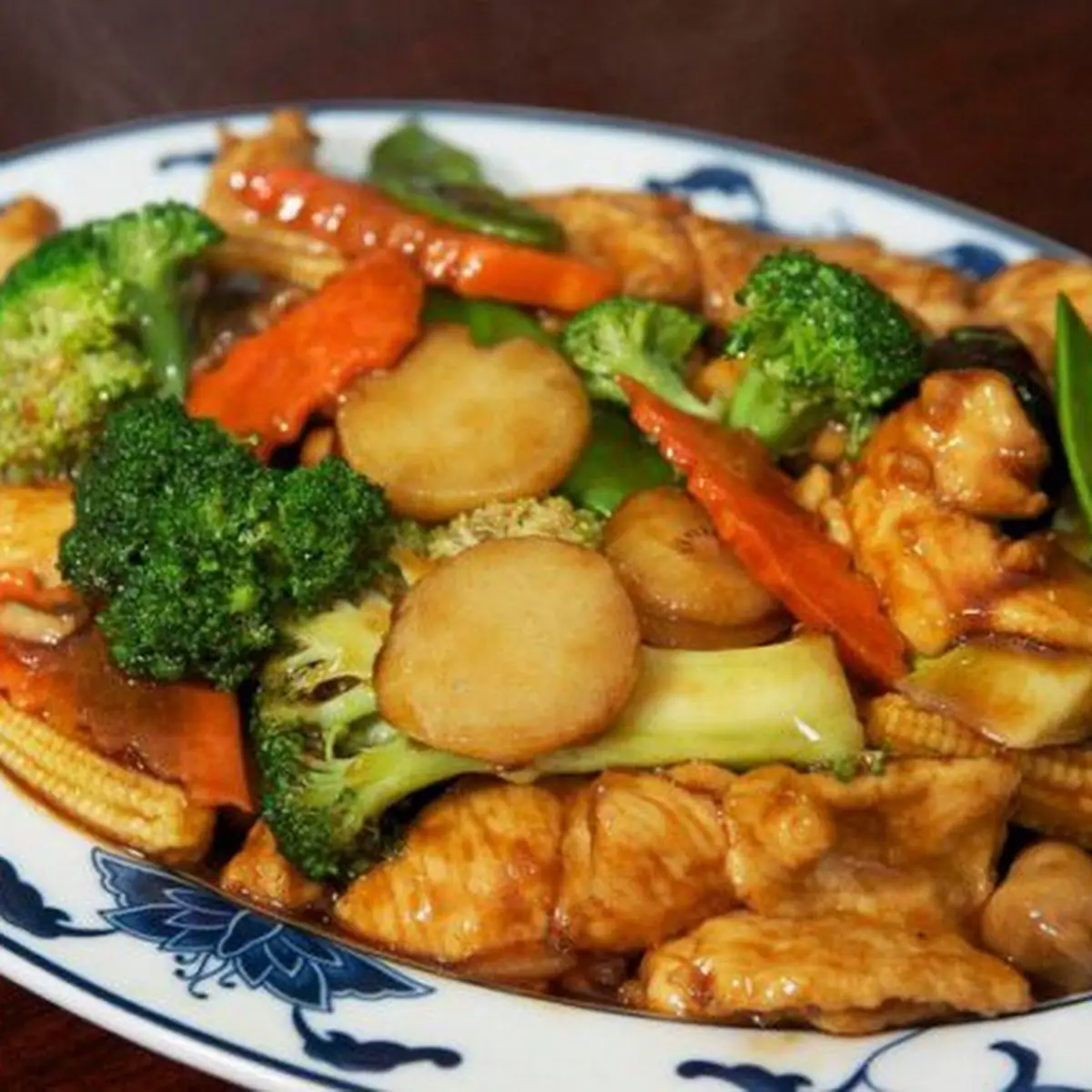 Chicken with Chinese Vegetables