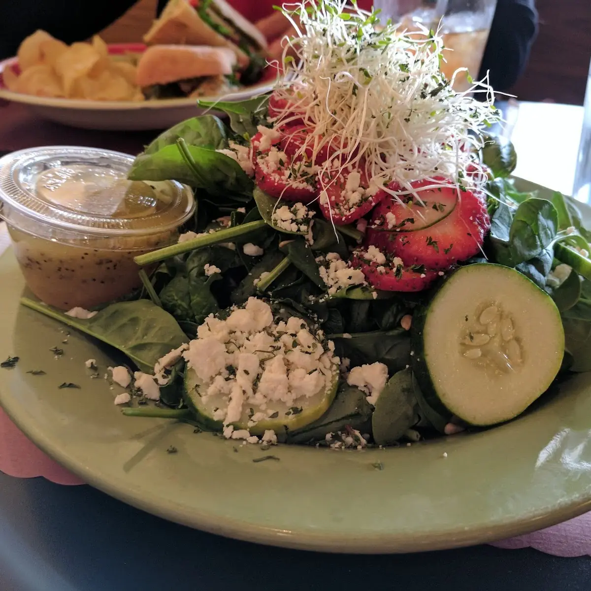 Strawberry Spinach Salad