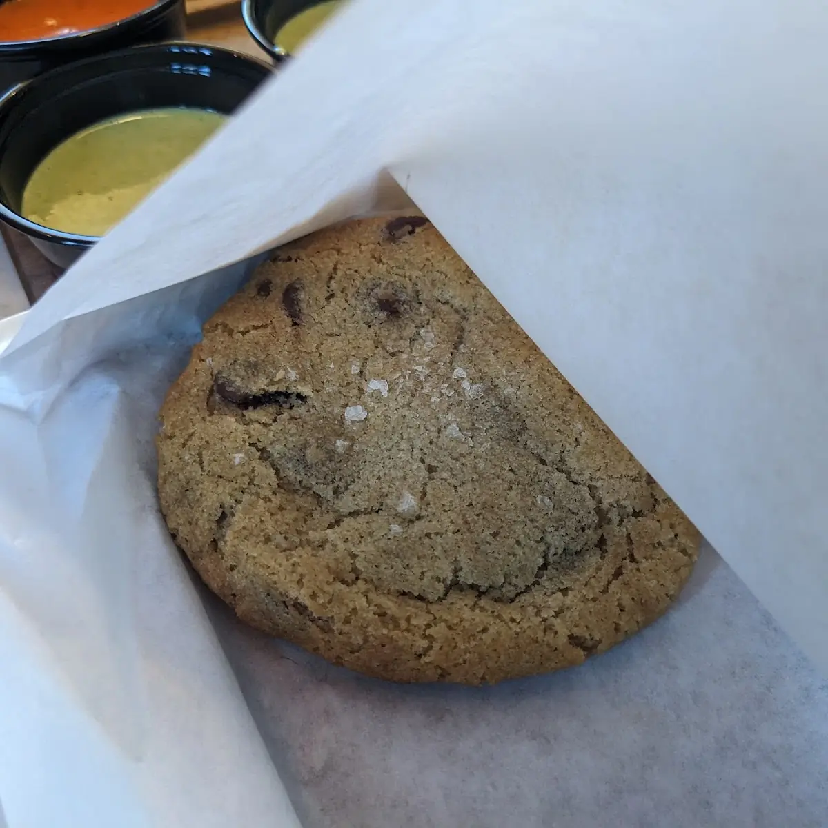 Tahini Chocolate Chip Cookie