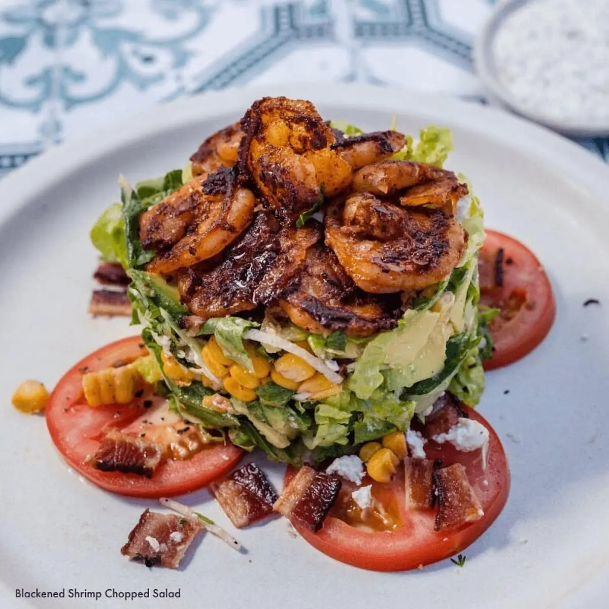 Blackened Shrimp Chopped Salad