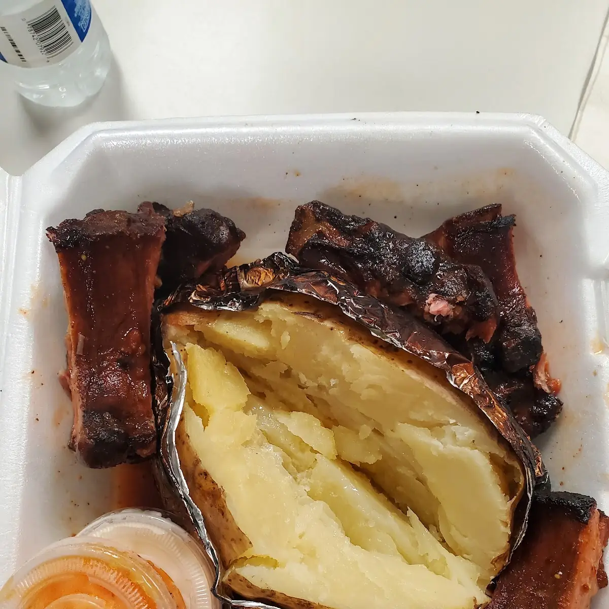 Ribs Baked Potato