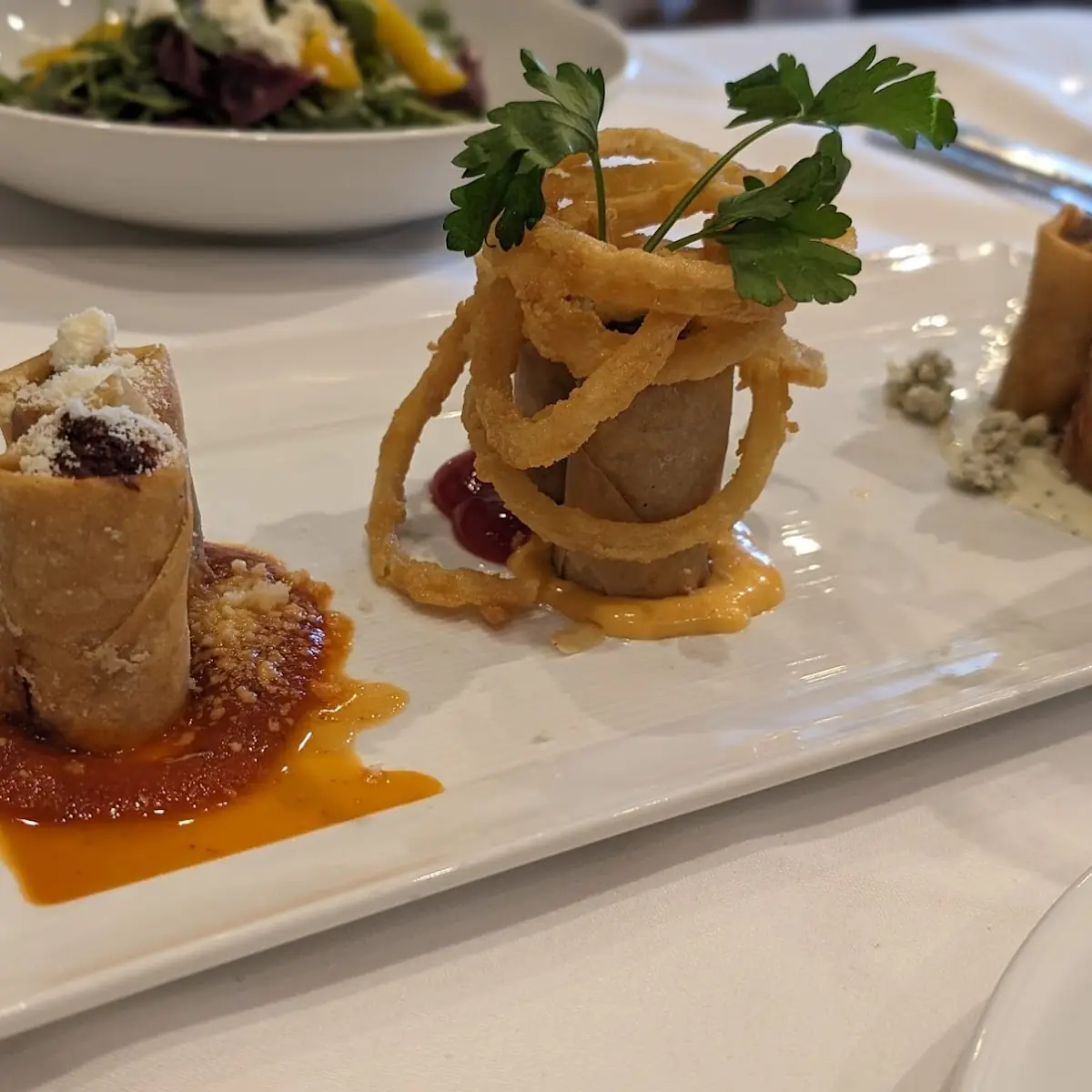 Sampler of Spring Rolls — One of Each Roll