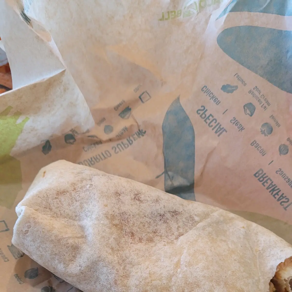 Bean Cheese Rice Burrito