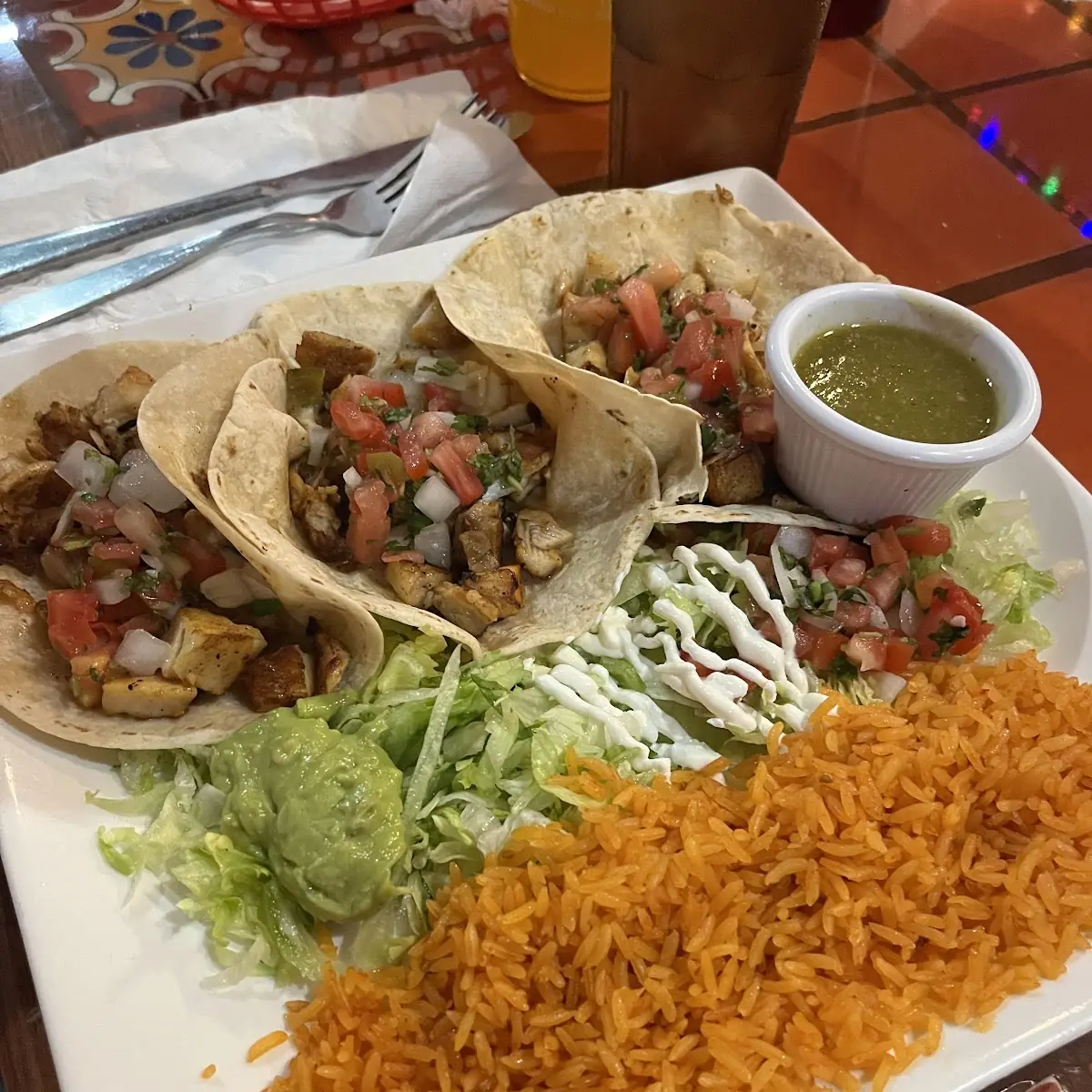 Combination Taco and Quesadilla Steak