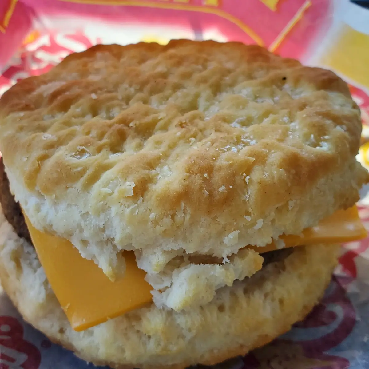 Sausage Biscuit with Cheese