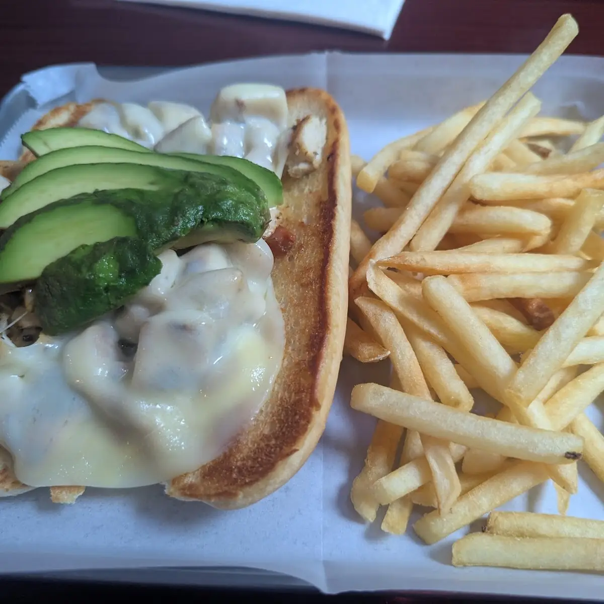 Grilled Chicken Sandwich with Fries