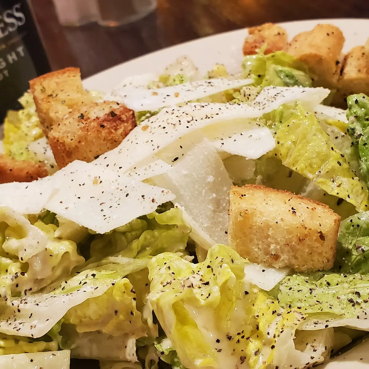Ceaser Salad with Guinness Draught Stout