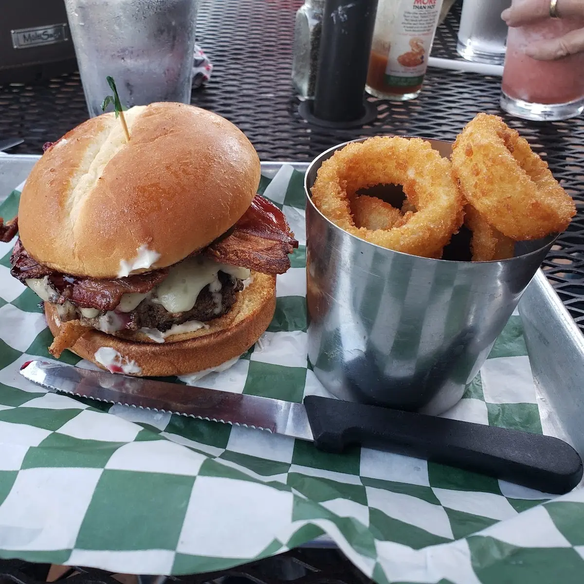 Rogue Blue Cheese Burger