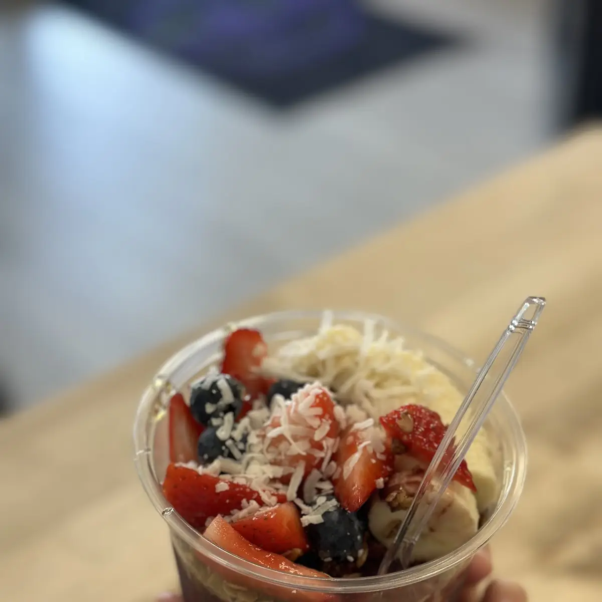 Acai Bowls with Fresh Fruit Toppings