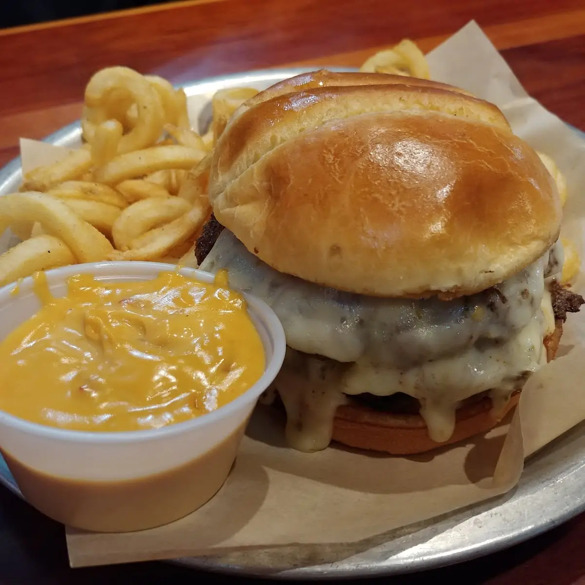 Mushroom Swiss Burger