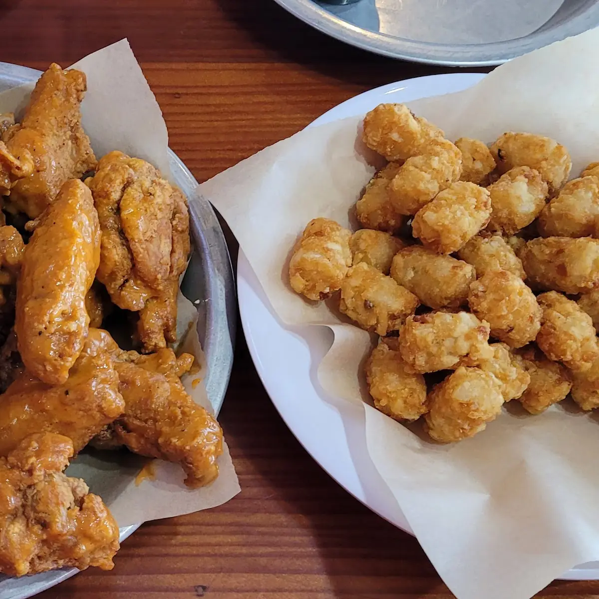 Tater Tots and Original Wings Combo