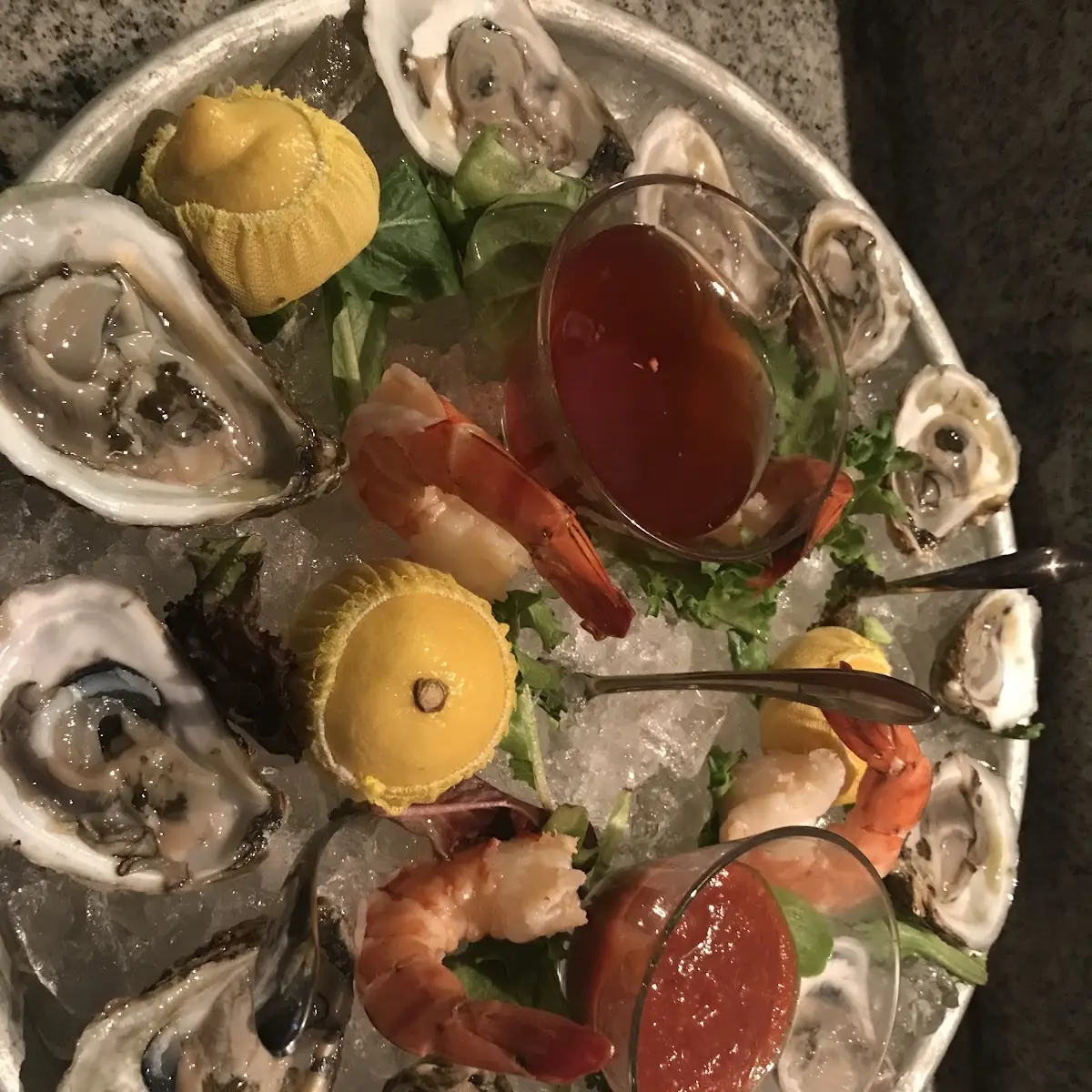 Blue Point Oysters on the Half Shell