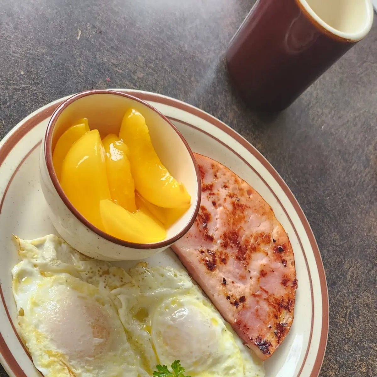 #1. Diced Ham and Scrambled Eggs