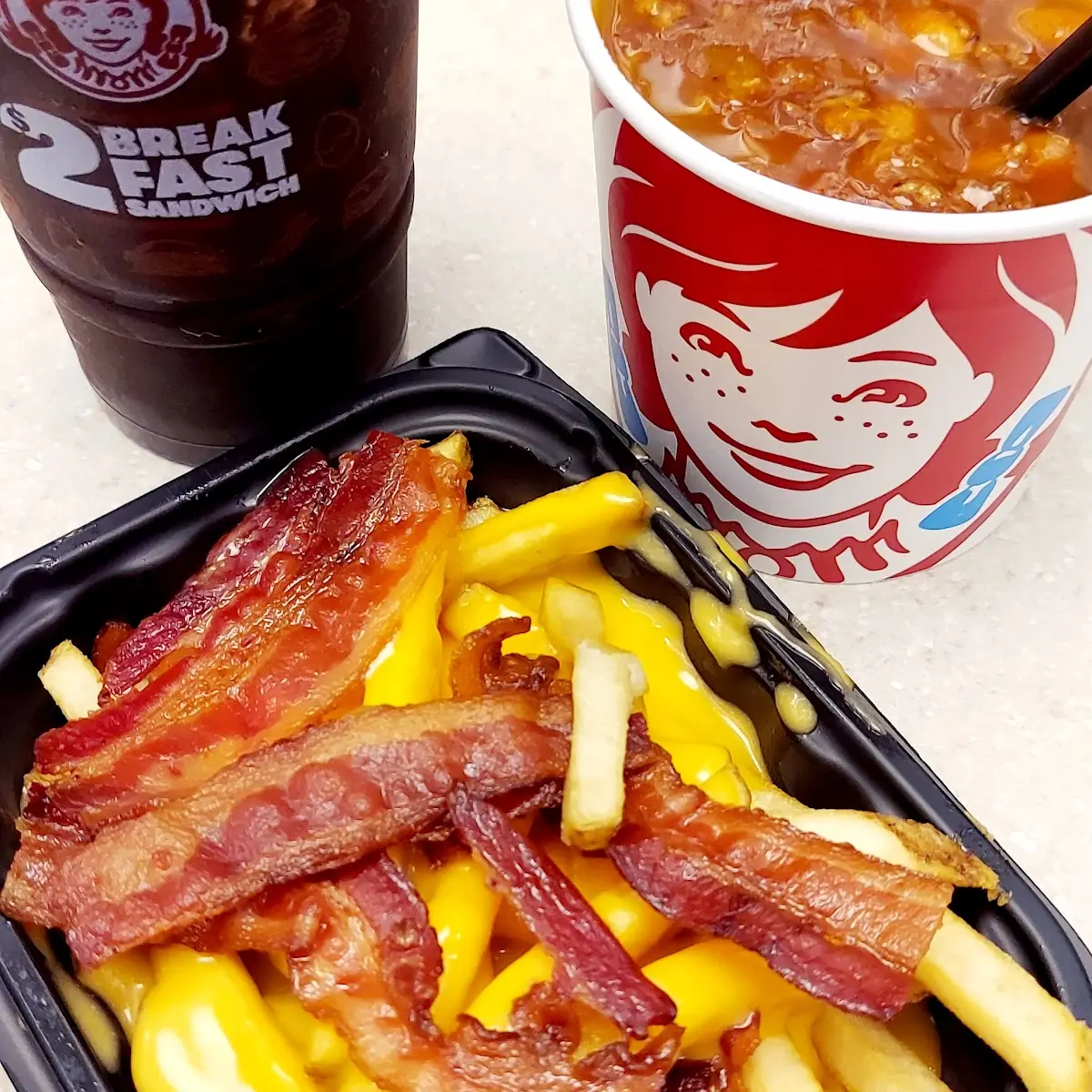 Chili Baconator Fries Thin Mint Frosty
