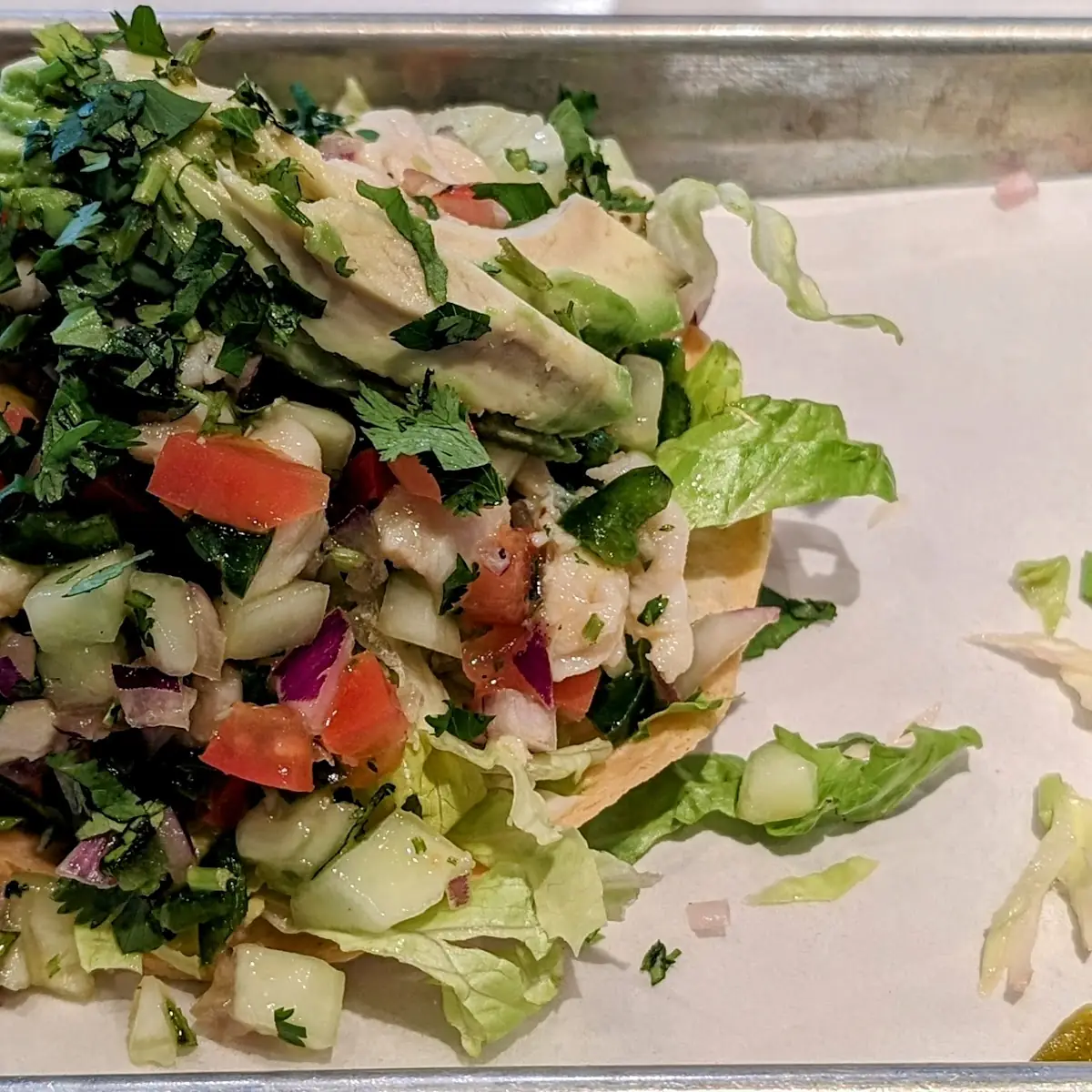 Ceviche Tostada
