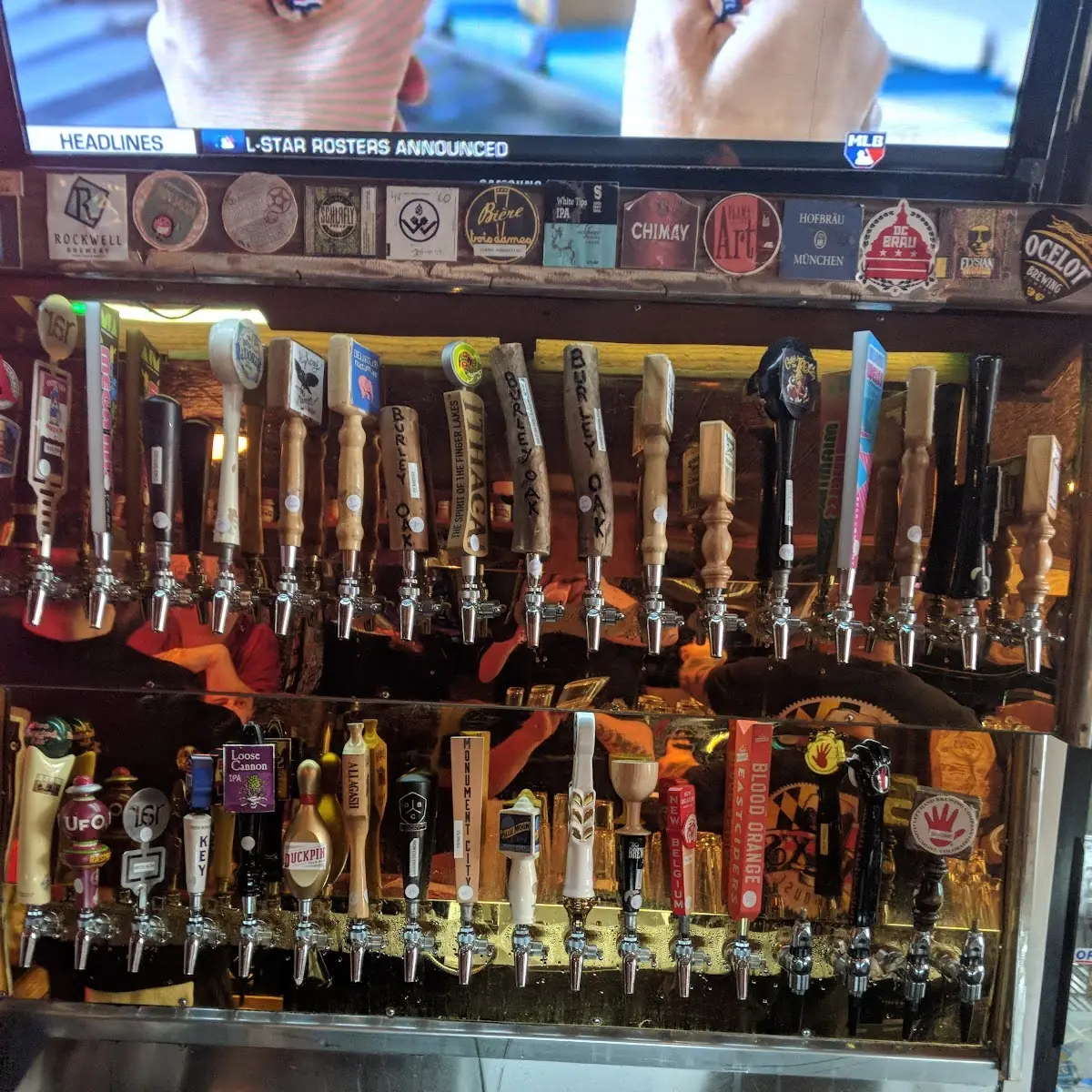 Many Beers on Tap