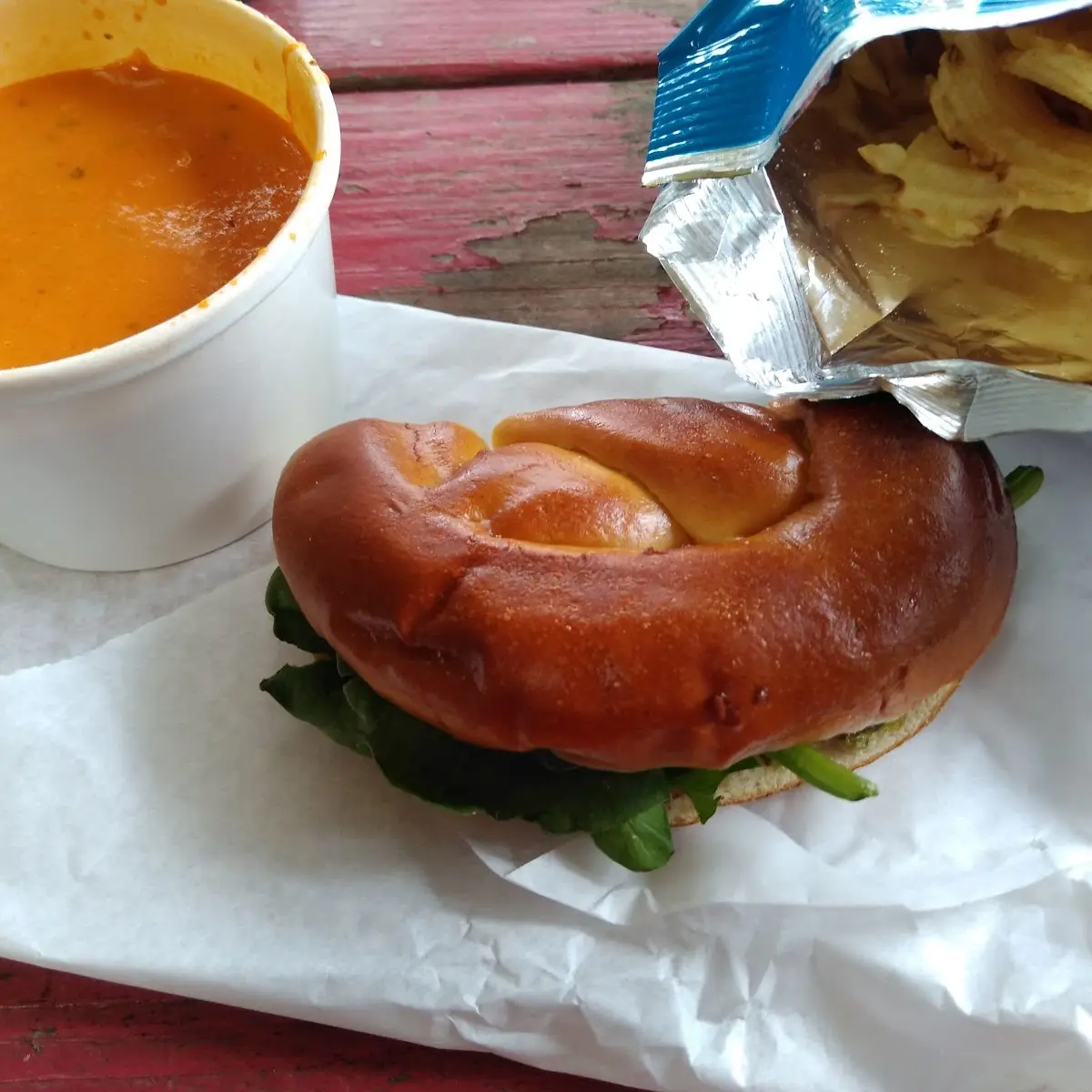 Half Sandwich and Soup and Salad Combo