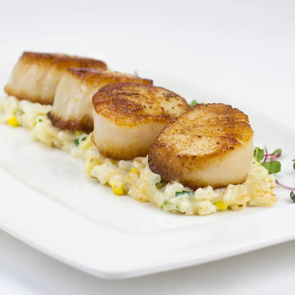 Seared Diver Sea Scallops
