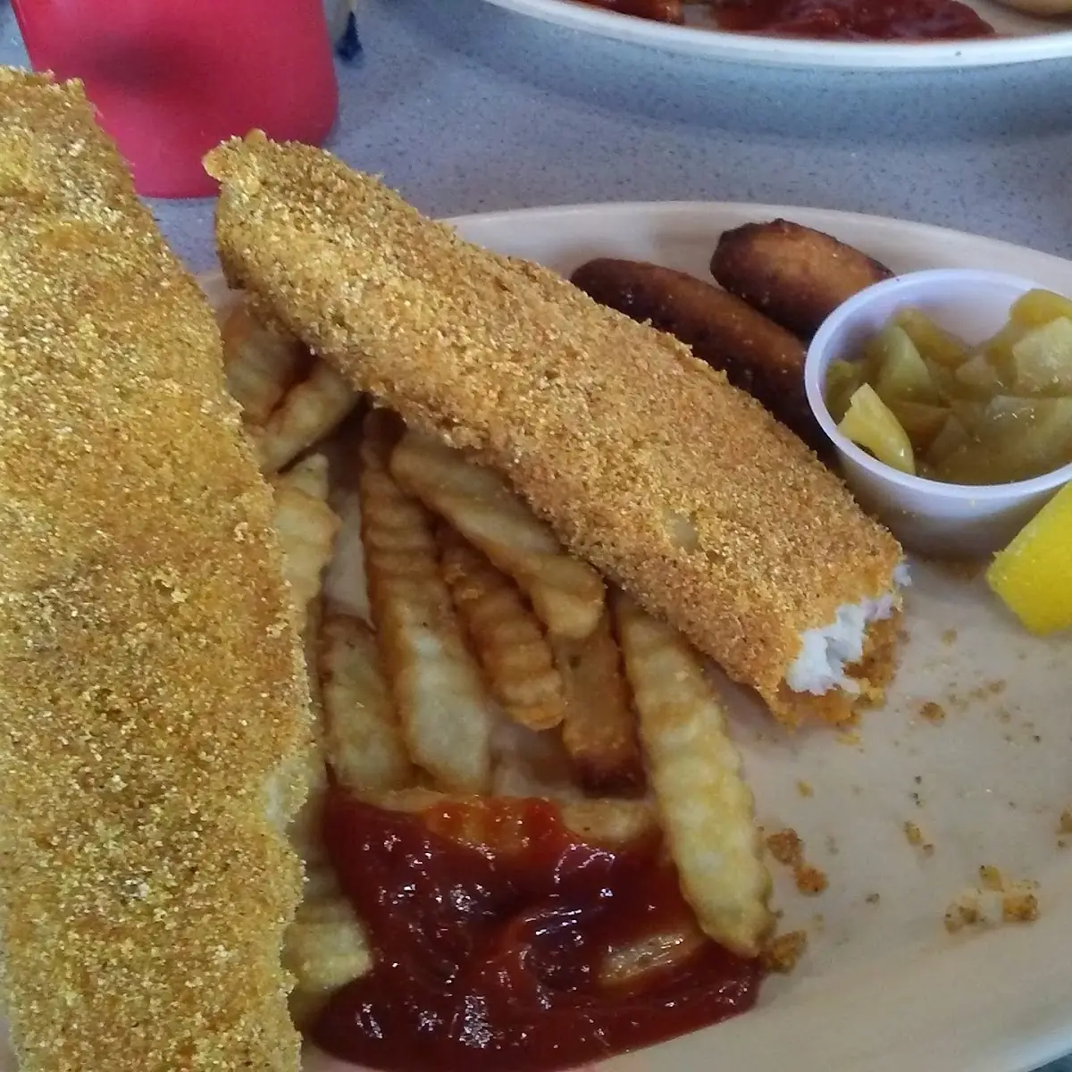2pc Catfish Dinner