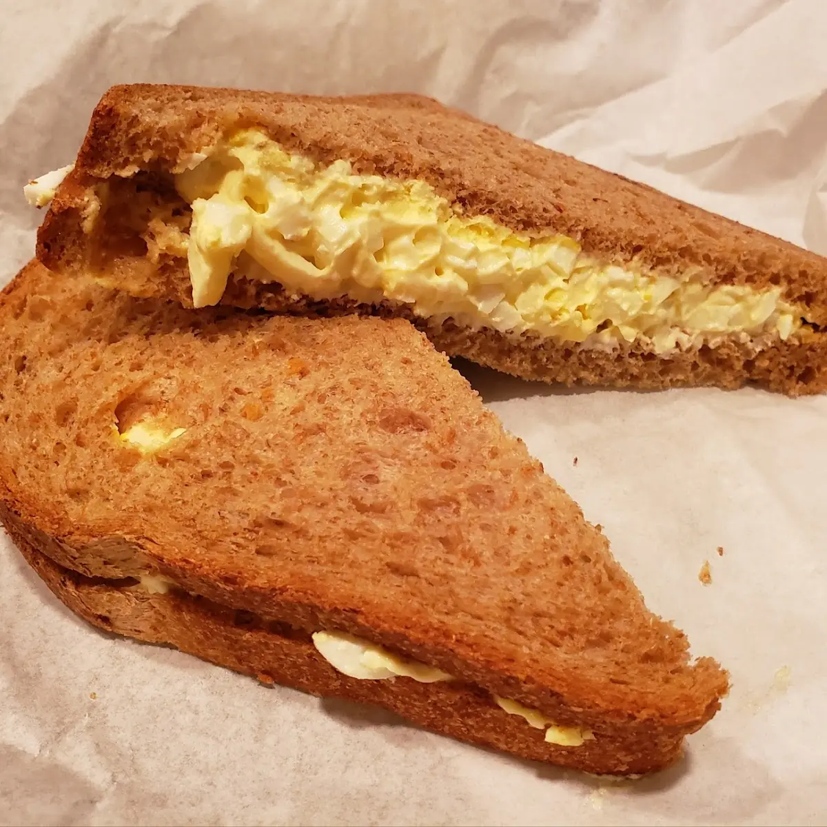 Egg Salad on Sliced Wheat