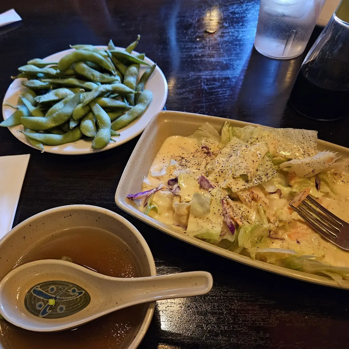 Soup Salad and Beans