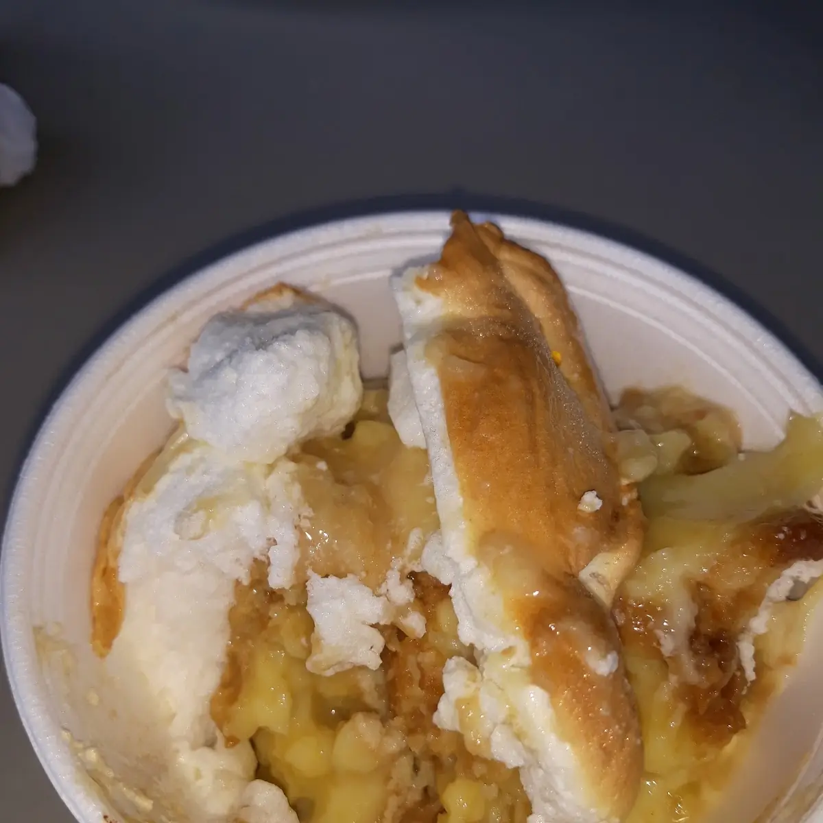 Baked Banana Pudding