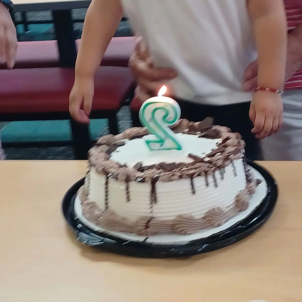 Chocolate and Vanilla Ice Cream Cake