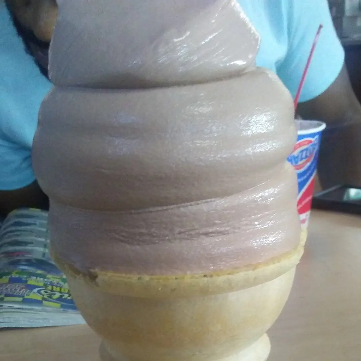 Chocolate Ice Cream Cone
