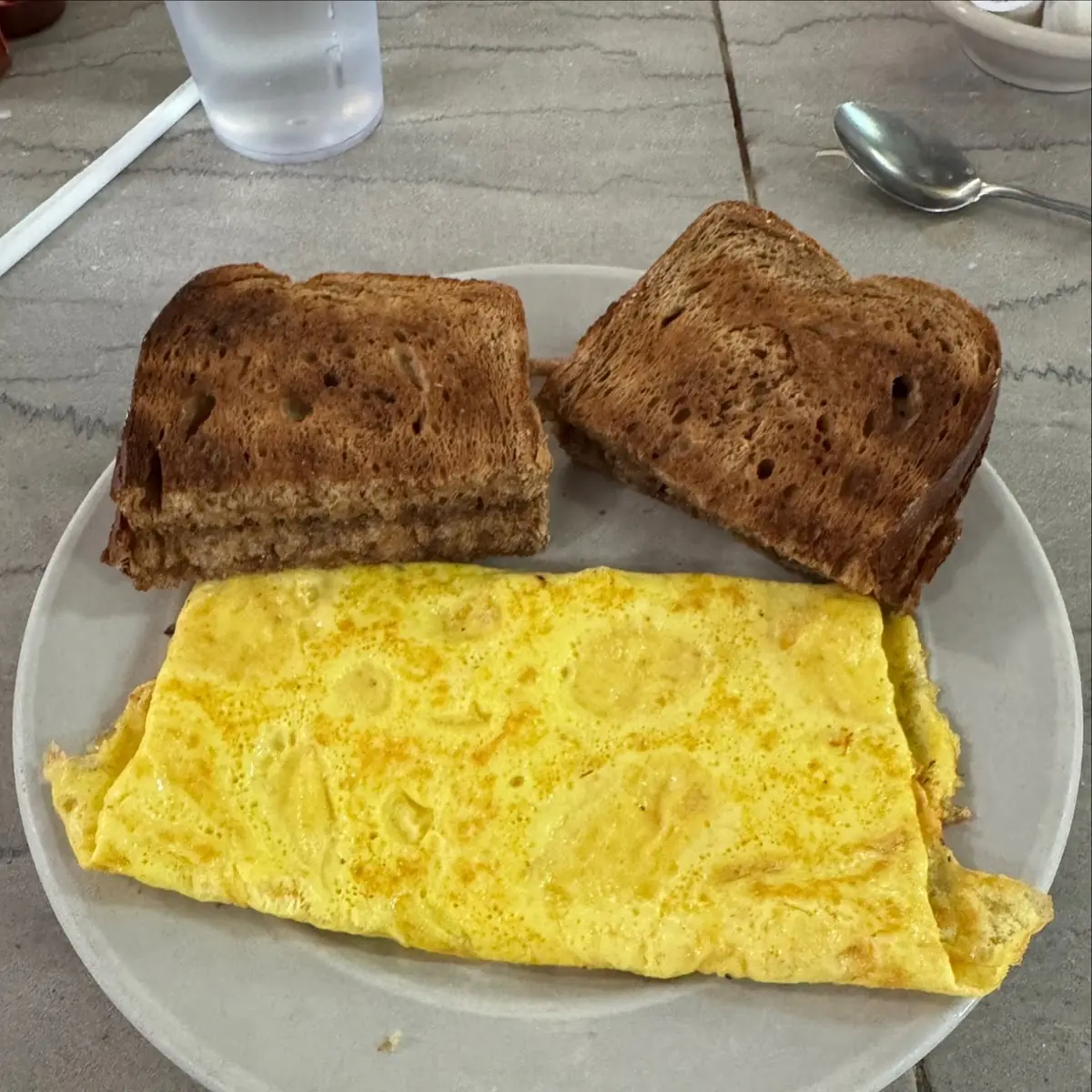 Mushroom and Cheese Omelette