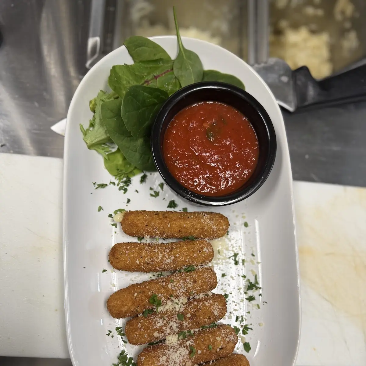 Fried Mozzarella Sticks