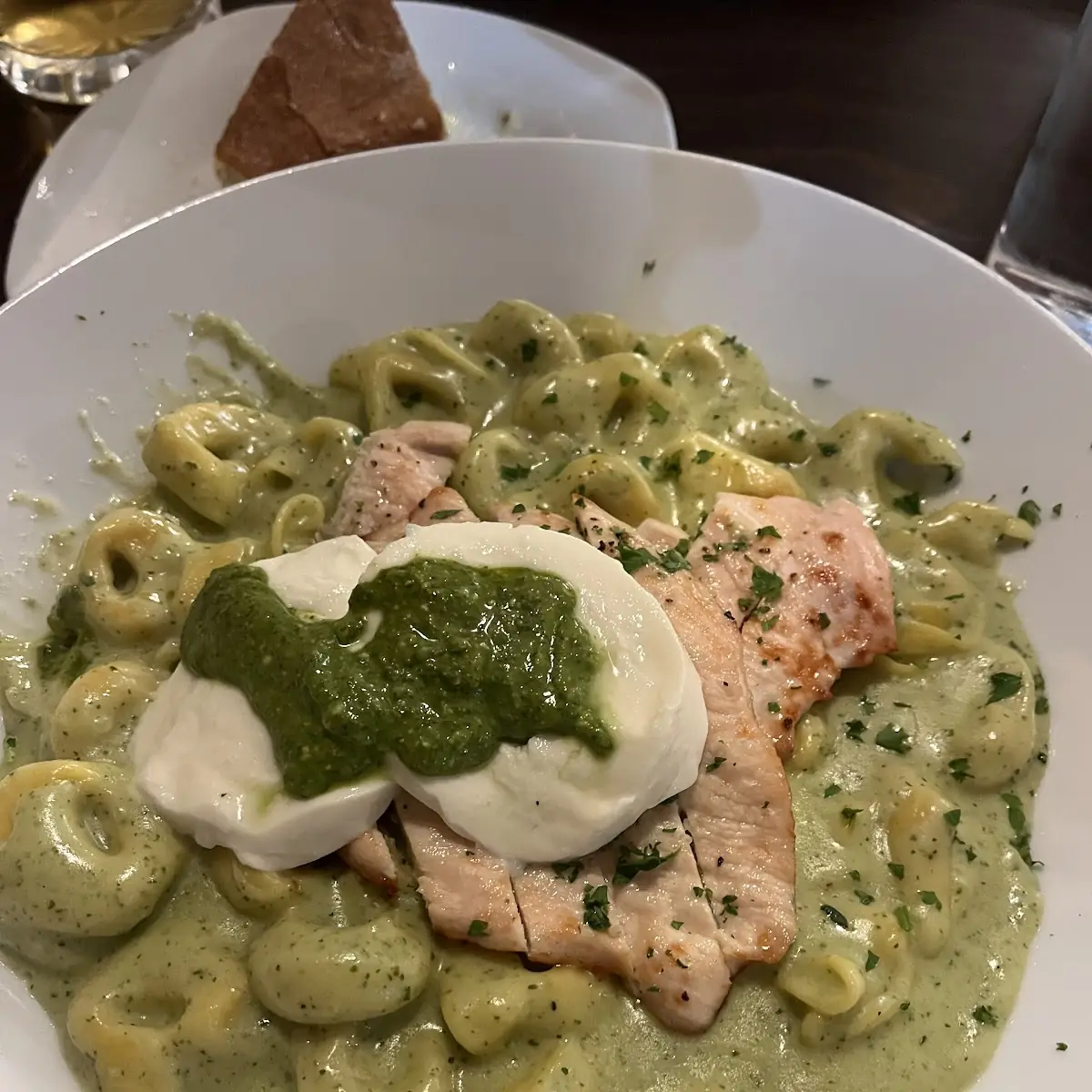 Pesto Chicken Tortellini