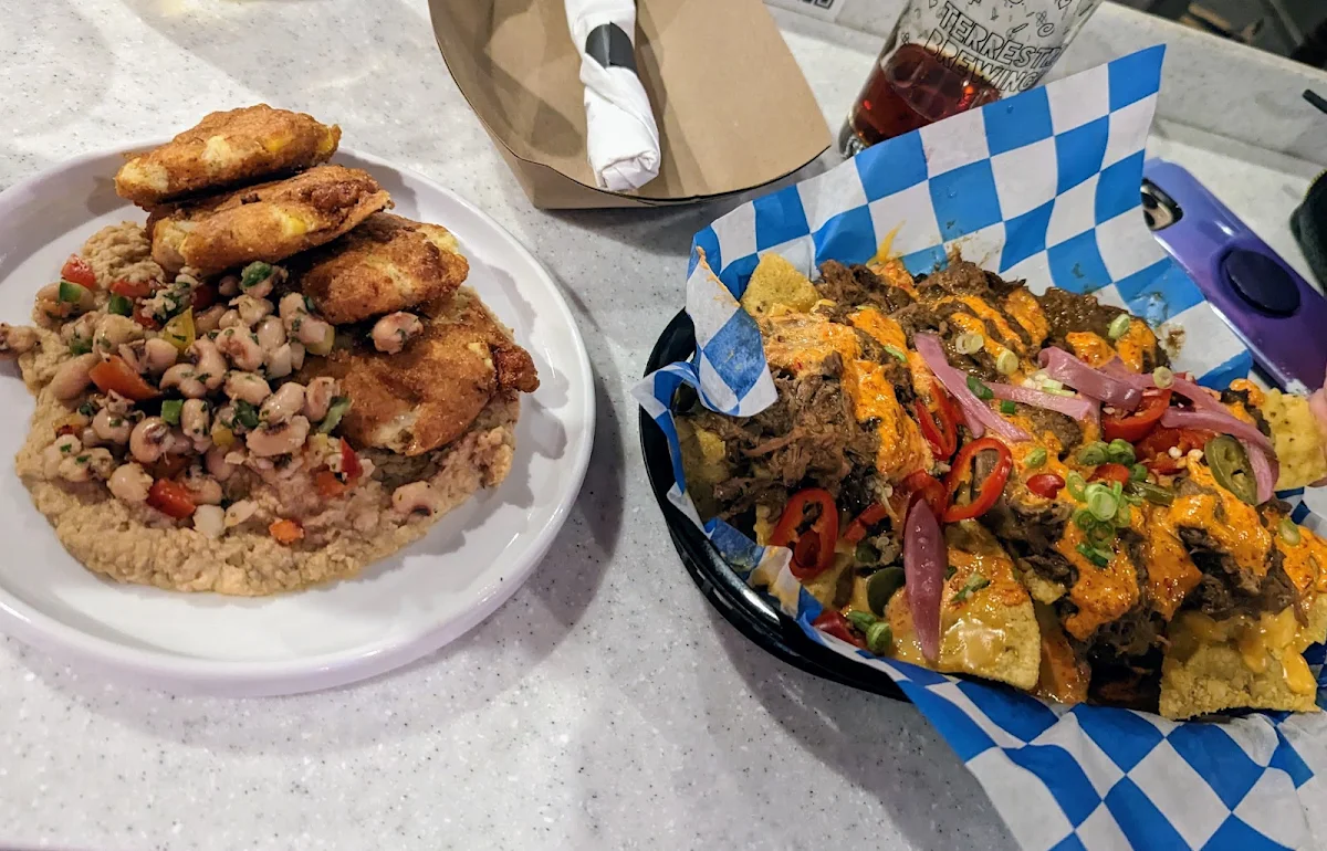 Black Eyed Peas 3 Ways & Duck Nachos