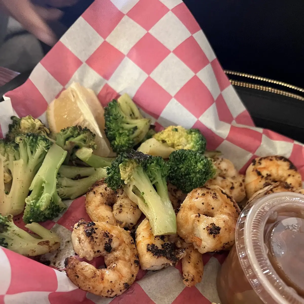 Grilled Shrimp with Broccoli