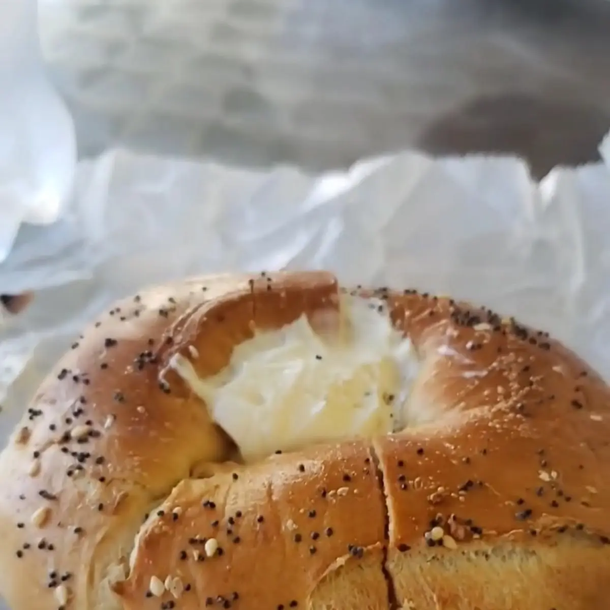 Everything Bagel with Cream Cheese