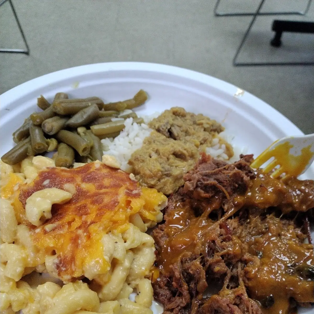 Hash Rice BBQ Green Beans