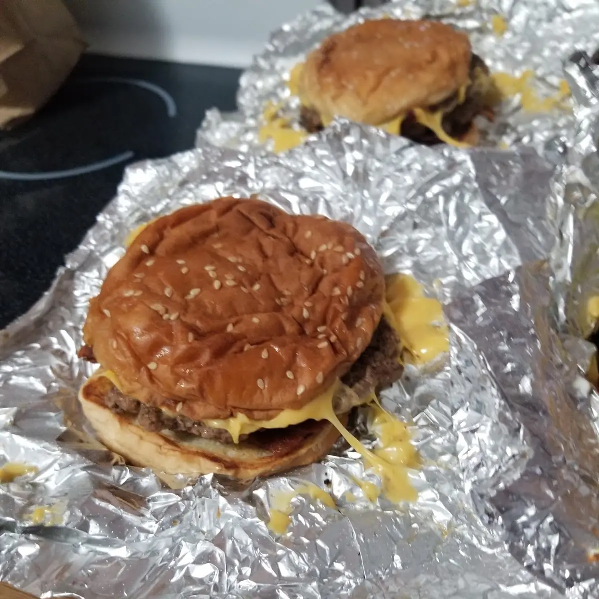 Double Patty Burgers with Bacon
