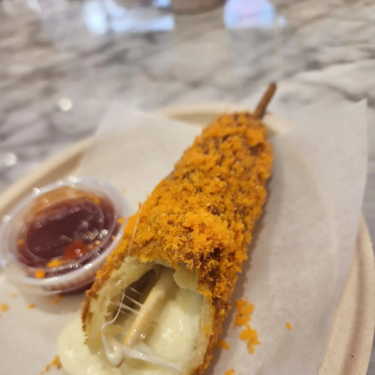 Whole Mozzarella Corn Dog