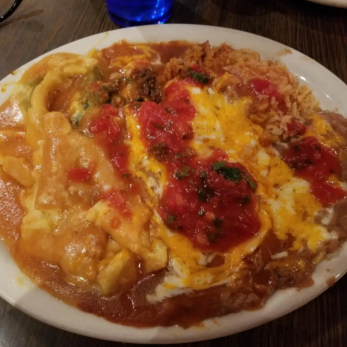 Chili Relleno and Enchilada Plate