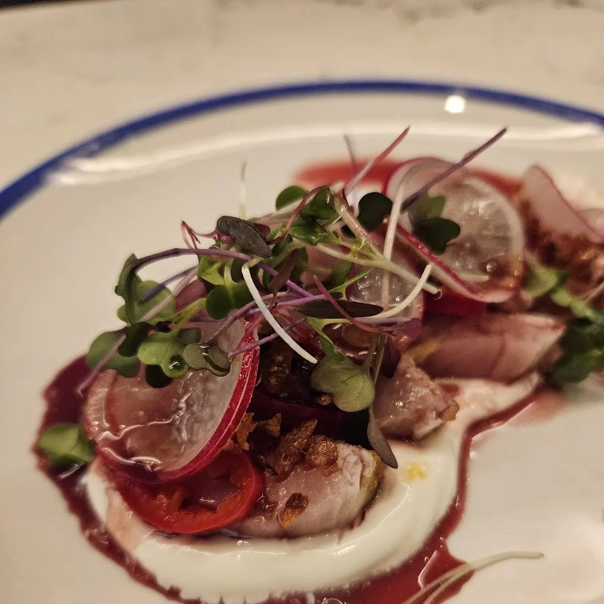 Hamachi Crudo