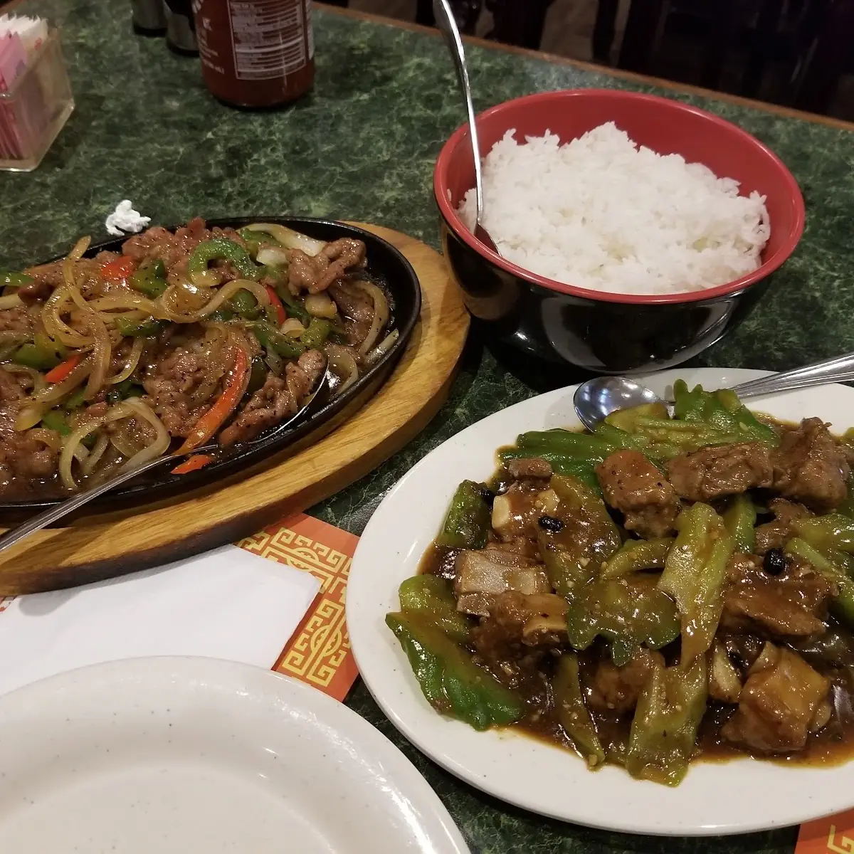 Pepper Steak and Pork Ribs with Bitter Melon