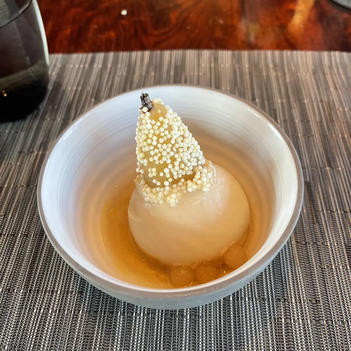 Poached Pear Sorbet